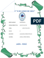 I.E.S.T.P "4 DE JUNIO DE 1821": Especialidad Unidad Didáctica Tema Ciclo Docente Alumna