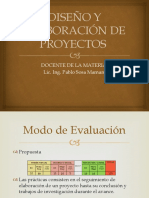 Diseño y Elaboracion de Proyectos