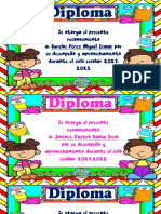 Diplomas Por Aprovechamiento