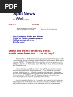 March 1999 Spot News