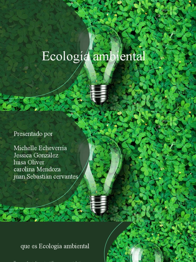 Ecologia Ambiental | Descargar gratis PDF | Ecología | Entorno natural