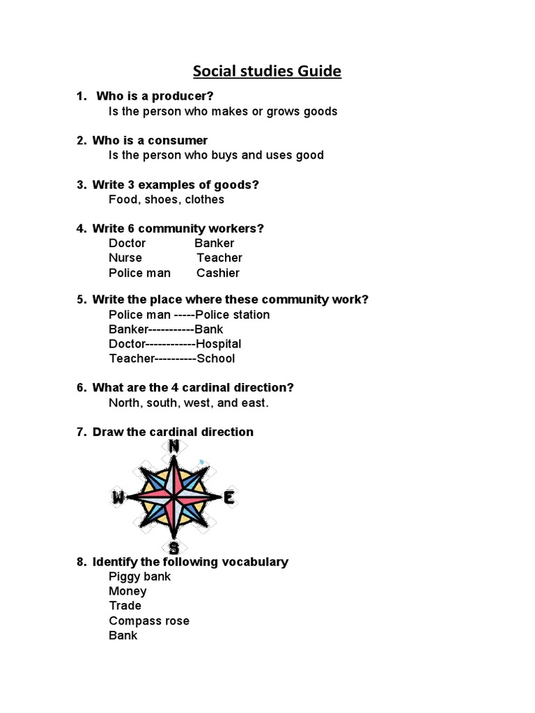 Social Studies Guide | PDF