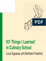 101 Things I Learned in Culinary School (Louis Eguaras, Matthew Frederick)