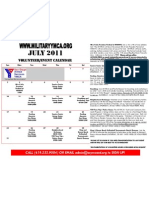 JULY 2011 Volunteer Calendar