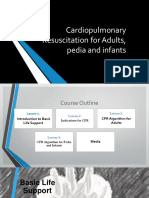 Cardiopulmonary Resuscitation For Adults Pedia and Infants