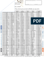 Plan de Lectura de La Biblia