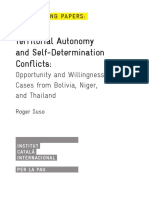 Suso - Territorial Autonomy and Self-Determination Conflicts