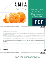 Dicas de uso do óleo essencial de tangerina