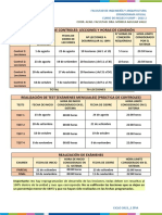 Cronograma de Actividades Ingles 2