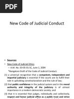 New Code of Judicial Conduct