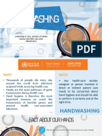 Handwashing: Christine M. Fiel, RN MN LPT Maed Davao Doctors College Nrg203 Rle
