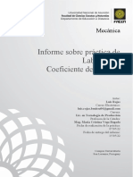 Informe de Laboratorio - Coeficiente de Rozamiento