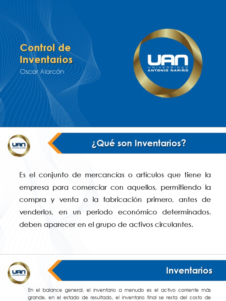 Control y Clasificación de Inventarios | PDF | Inventario | Contabilidad