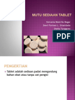 Mutu Sediaan Tablet