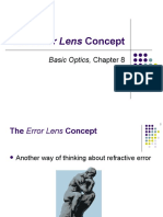 The Error Lens Concept: Basic Optics, Chapter 8