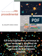 Conocimiento Procedimental