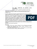 Mcrar, PROTOCOLO CLÍNICO PARA CONFECÇÃO DE PRÓTESE TOTAL