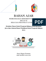 PBO - Pertemuan 3 - Materi Struktur Dasar Kode Program Java