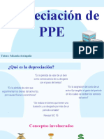 Depreciación de PPE