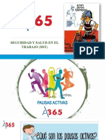 Seguridad y salud en el trabajo: Pausas activas