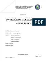 PDF Inversion de La Sacarosa en Medio Acido - Compress