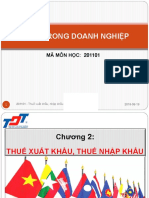 Chuong 2 - Thue Xuat Khau Thue Nhap Khau