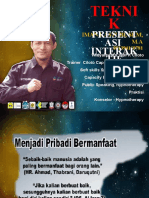 Teknik Presentasi Interaktif Iman