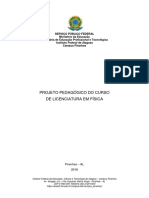 PPC de Licenciatura em Física-C. Piranhas