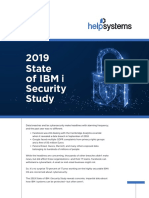 2019 Sate Ibm I Security Study PDF 5 W 5188