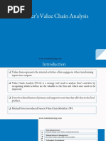 Porter's Value Chain Analysis