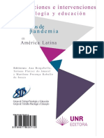 2022 - Investigaciones e Intervenciones en Psicología y Educación en Tiempos de Pandemia en América Latina