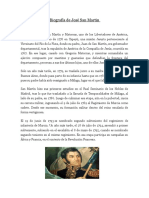 Biografía de José San Martín y Simón Bolívar