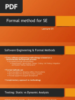 Formal Method For SE - 01