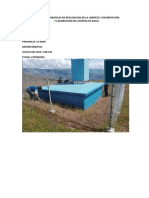 Evidencias Fotograficas de Realizacion de La Limpieza y Desinfeccion y Calibracion Del Sistema de Agua Yeguacancha