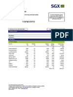 Account Statement: Yip Kwok Kit or Mrs Yip Kwok Kit Nee Lam Moe Cheng 41 Springside Place SINGAPORE 786444