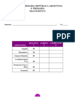 Examen Diagnostico Cuarto