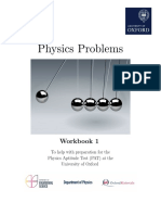 Physics Problems: Workbook 1