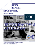 Mil Information Literacy 2022