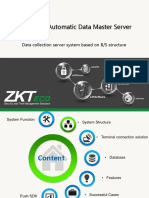 Automatic Data Master Server: Data Collection Server System Based On B/S Structure