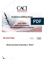 CACI Predictive Staffing Model