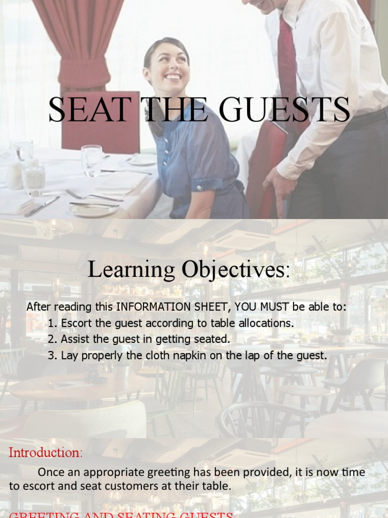 Seat The Guests PDF