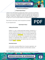 Actividad de Aprendizaje 15 Evidencia 5: Summary "Export-Import Theory"