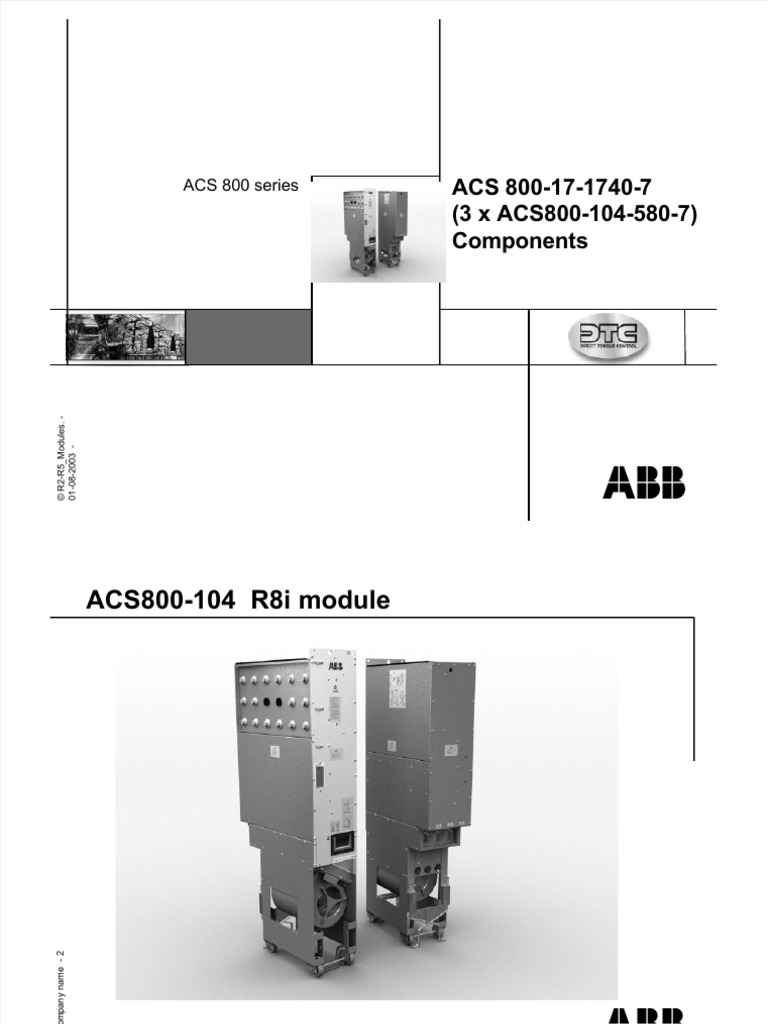 ABB - ACS800 - R8i-Internal Connecion Diagram | PDF