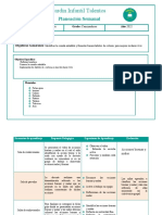 Planeacion Del 22 Al 26 de Agosto Del 2022 Grado Caminadores