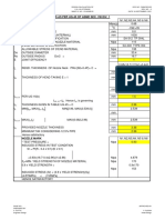 Design of Nozzle Thickness As Per Ug-45 of Asme Sec. Viii Div. 1 Nozzle Mark