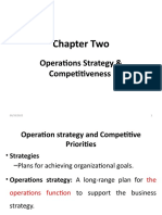 Chapter Two: Operations Strategy & Competitiveness