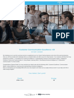 Answers List Customer Communication Excellence - C9 CodeOfTalent Mar 2021 Salman Khalid
