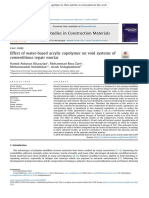 Effect of Water Based Acrylic Copolymer On Void S 2019 Case Studies in Const