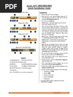 Array APV 1800/2800/5800 Quick Installation Guide