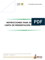 Instrucciones carta de presentación FGJCDMX